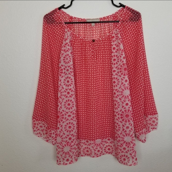 Banana Republic Tops - Banana Republic| "Pink Strawberry" printed blouse